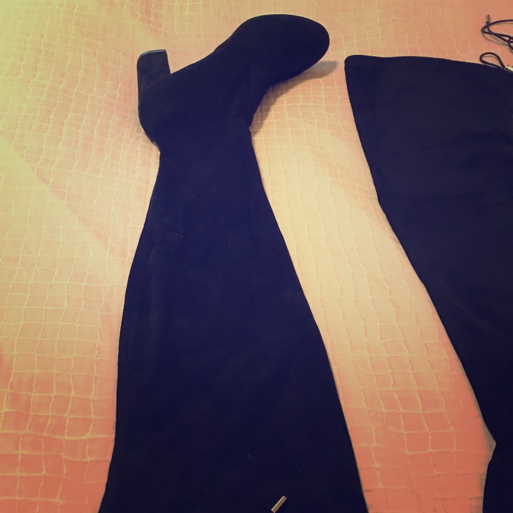 Over The Knee Boots - Black